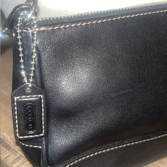 Vintage Y2K Coach signature Demi black leather shoulder bag - Picture 11 of 16